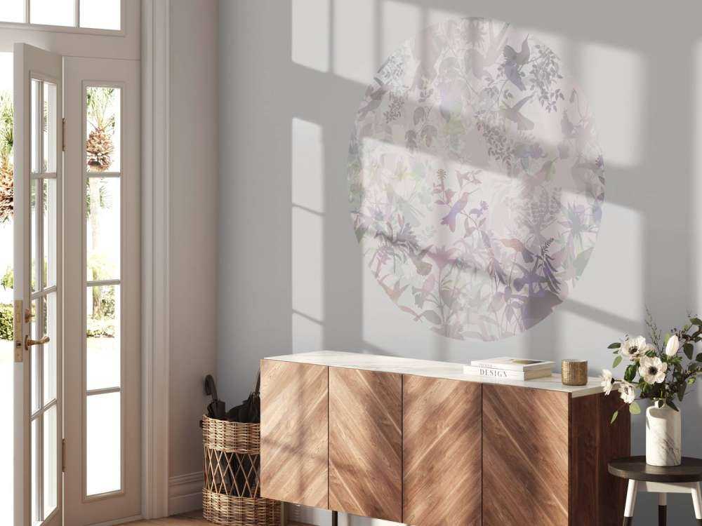 Symphonie de jardin en violet