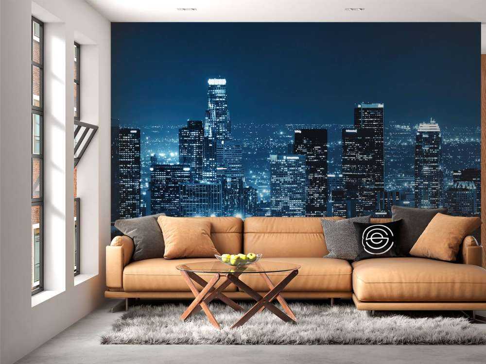 Ligne d'horizon bleue