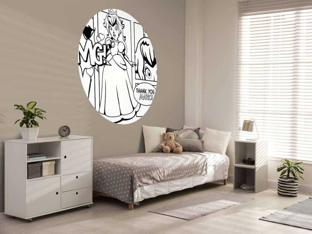 Moment de princesse en bande dessinée