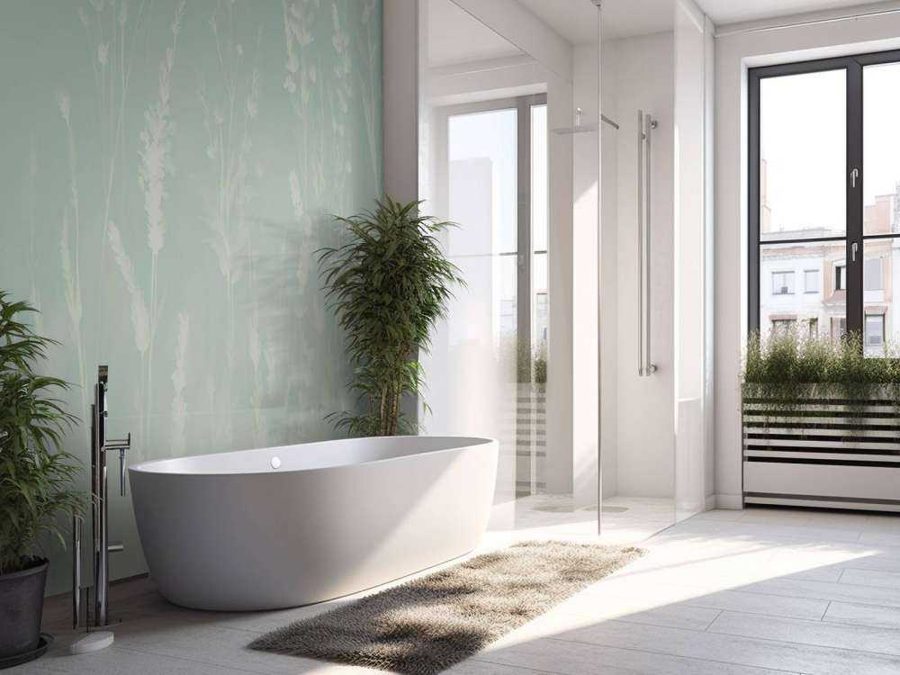 Lavande Clair Seamless Vert Menthe