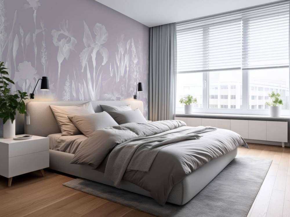 Joyeux printemps violet sombre