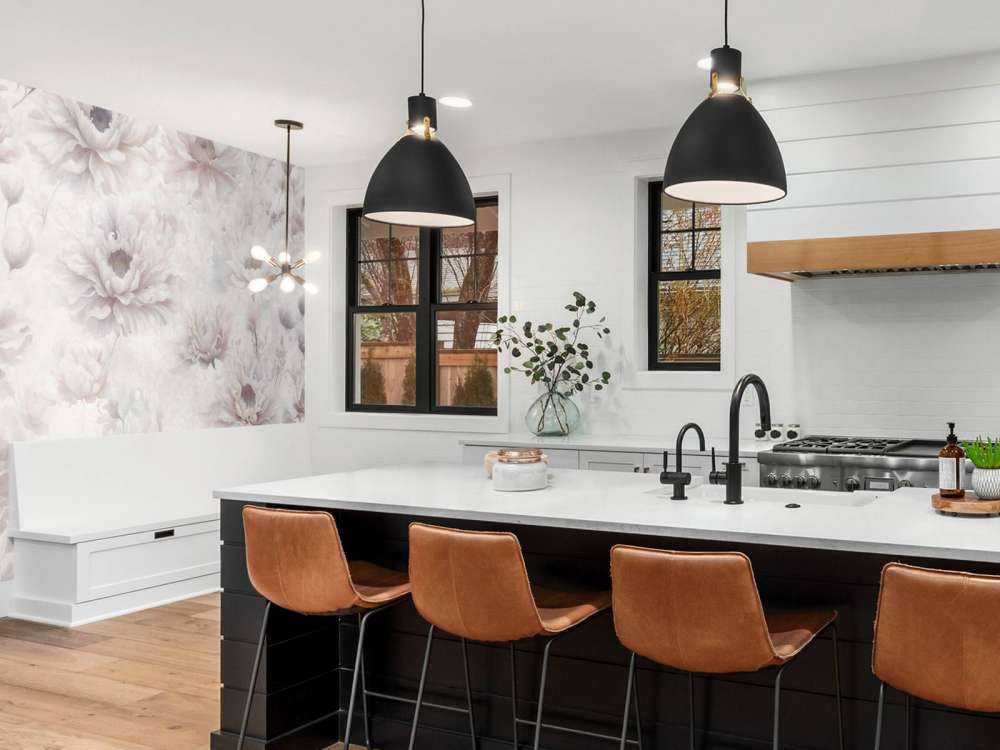 Mur romantique orange