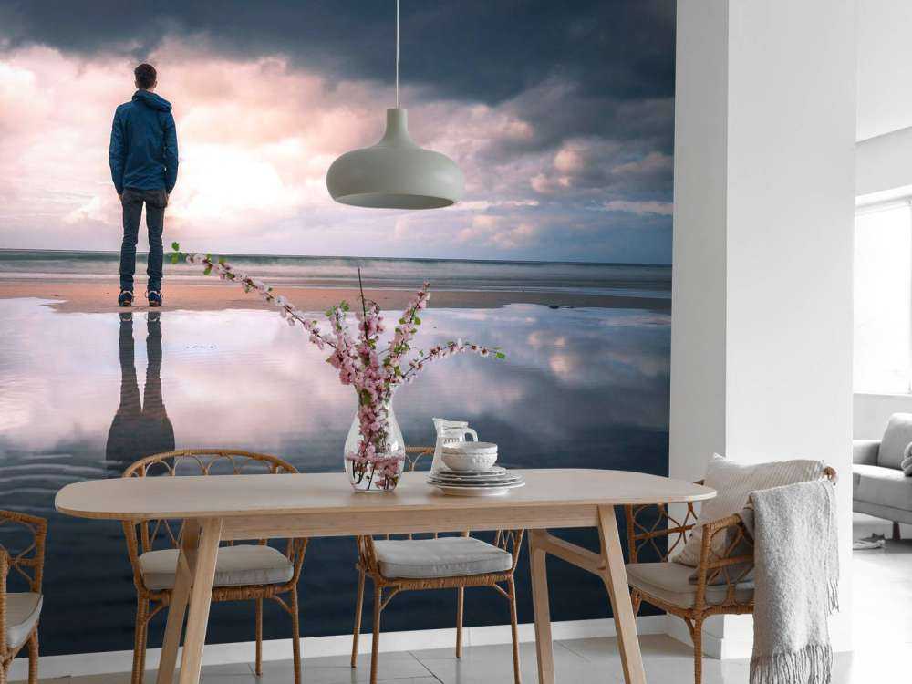 Silence sur une plage miroir