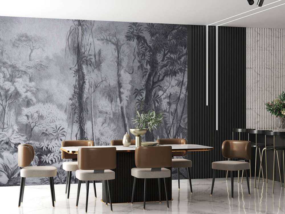 Forêt tropicale - gris