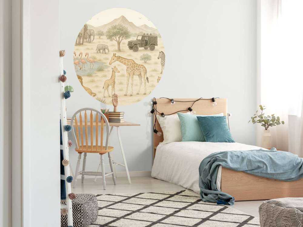 Safari aventureux dans la savane.