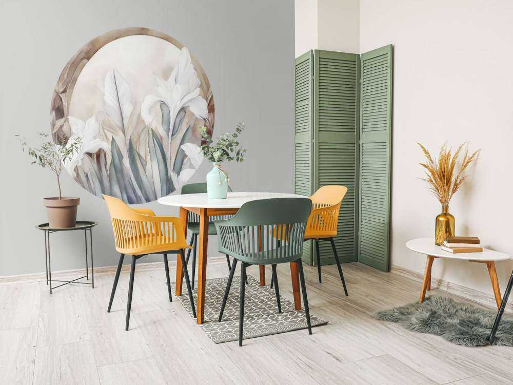 Iris au lever du soleil gris