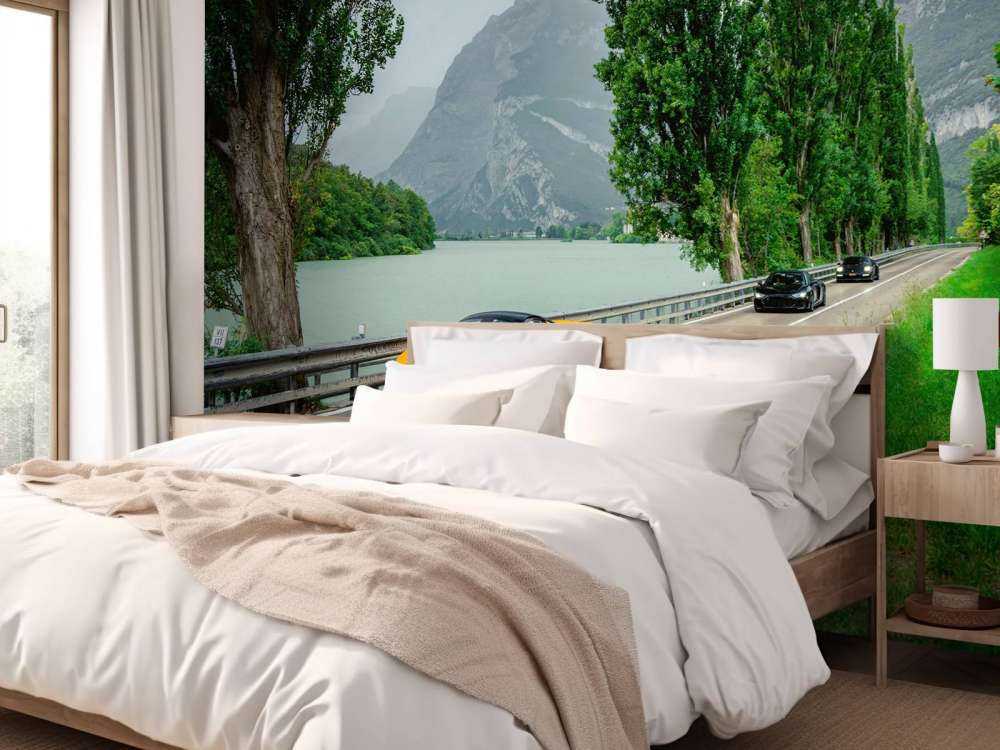 Rit à travers les Alpes le long du lac