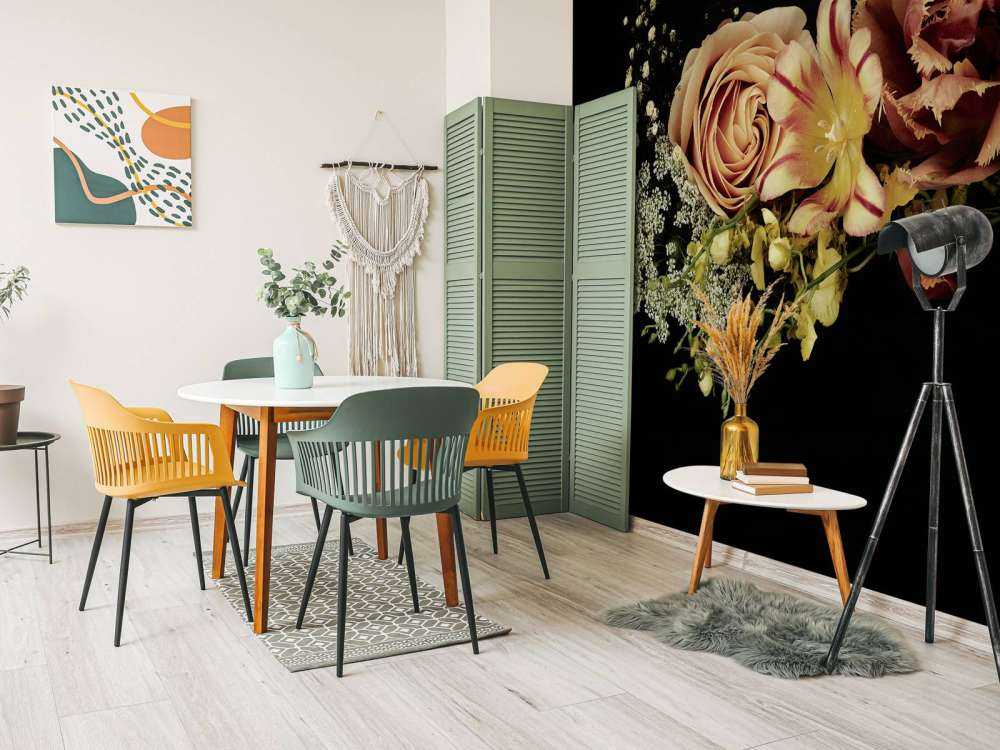 Guirlande de fleurs Vintage