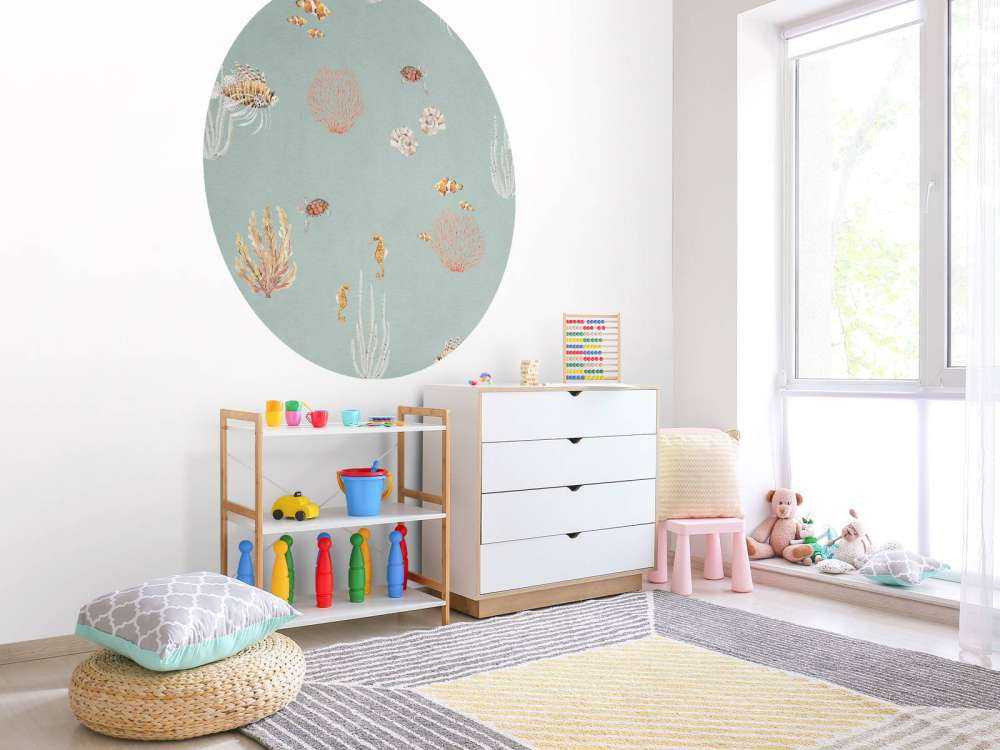 Coral Garden - Blue - 120