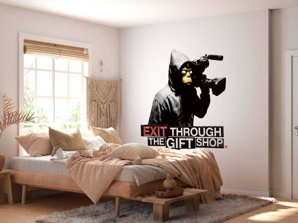 Banksy - ETTGS, monkey and text