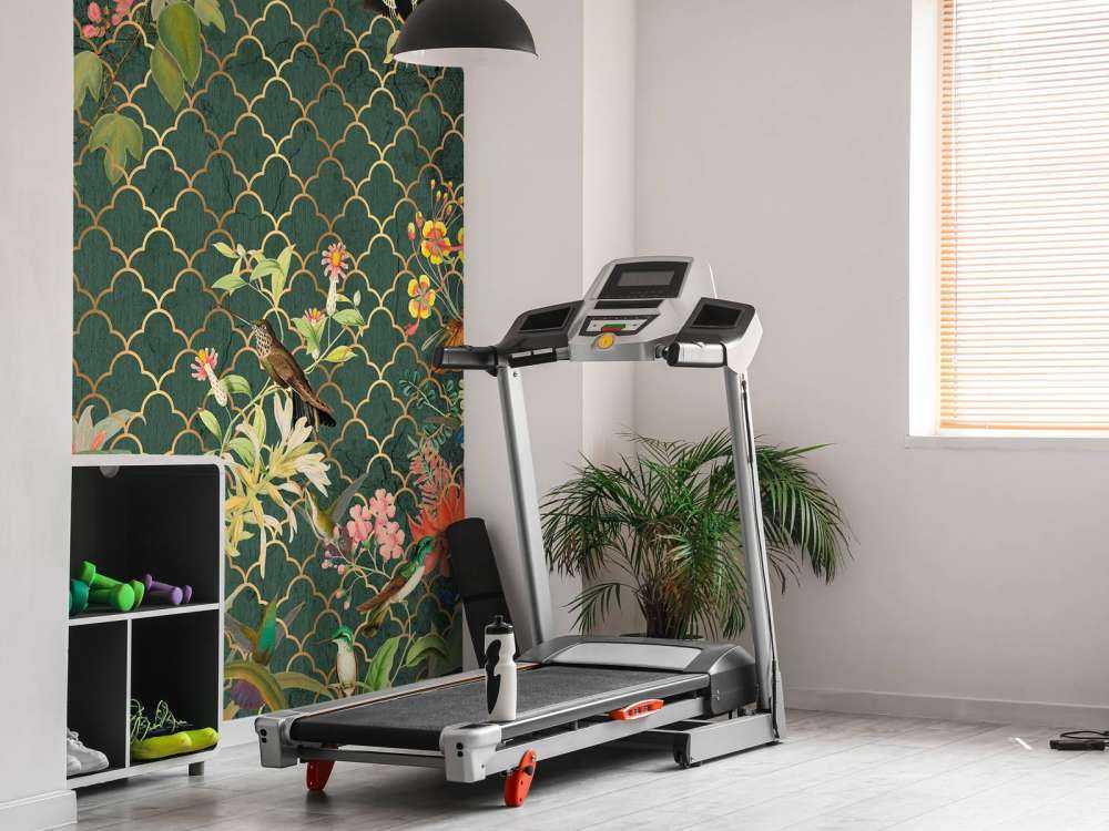 Élégance de la jungle avec de l'or