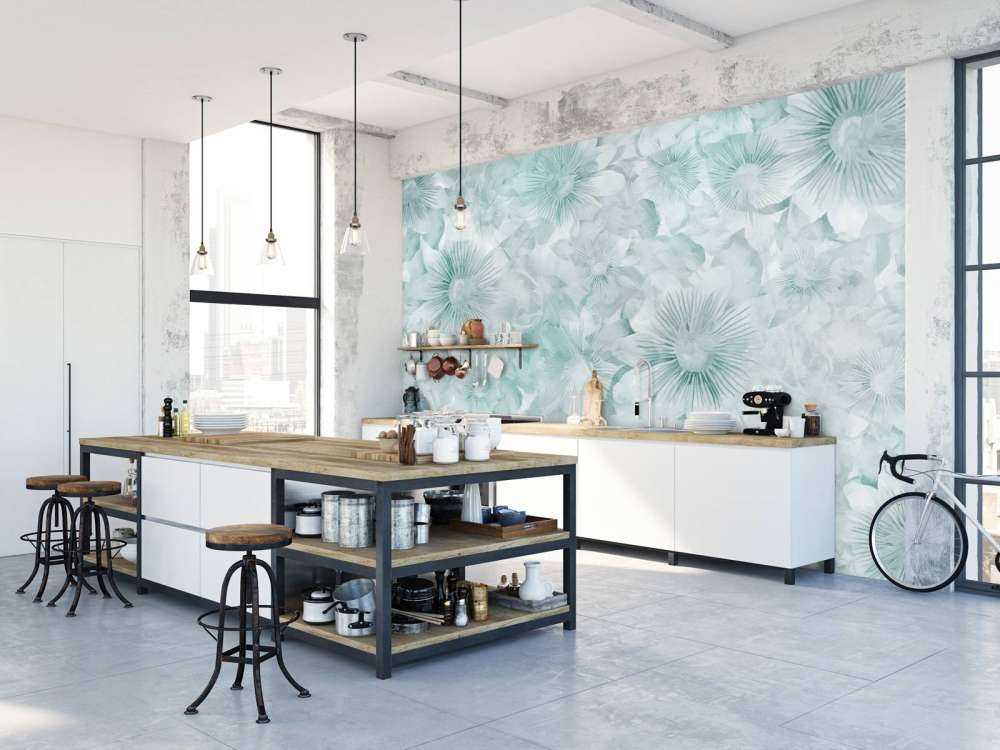 Élégance Botanique Aquarelle Menthe Glacée