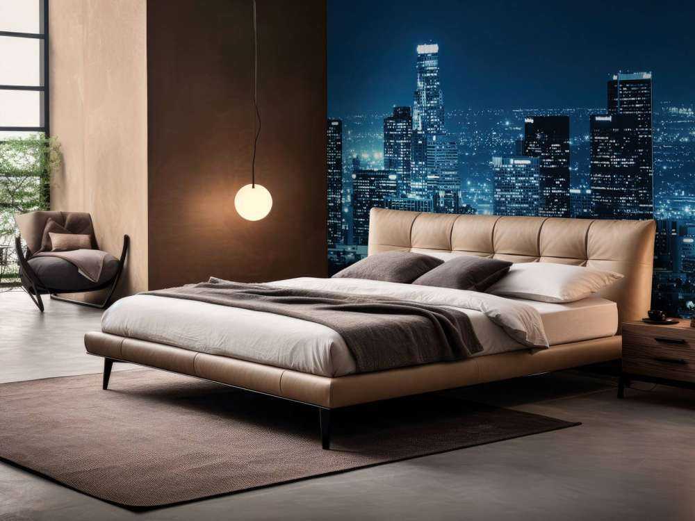 Ligne d'horizon bleue