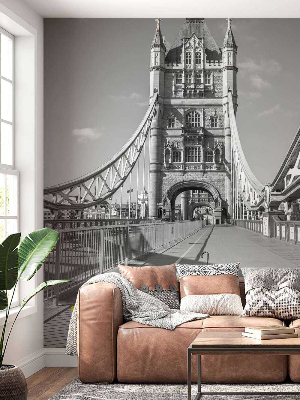 Parapluies jaunes sur le Tower bridge