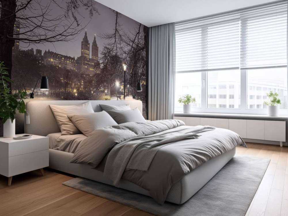 Central park couvert de neige