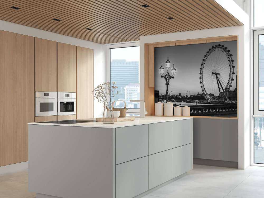 Grande roue en noir et blanc