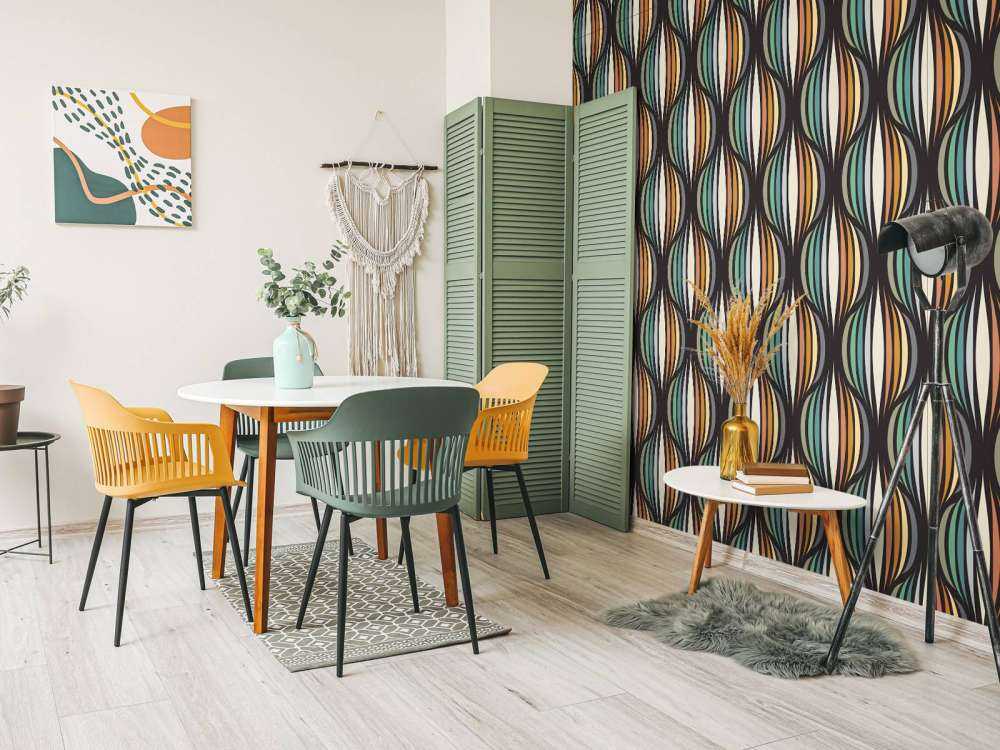 Motif de style rétro