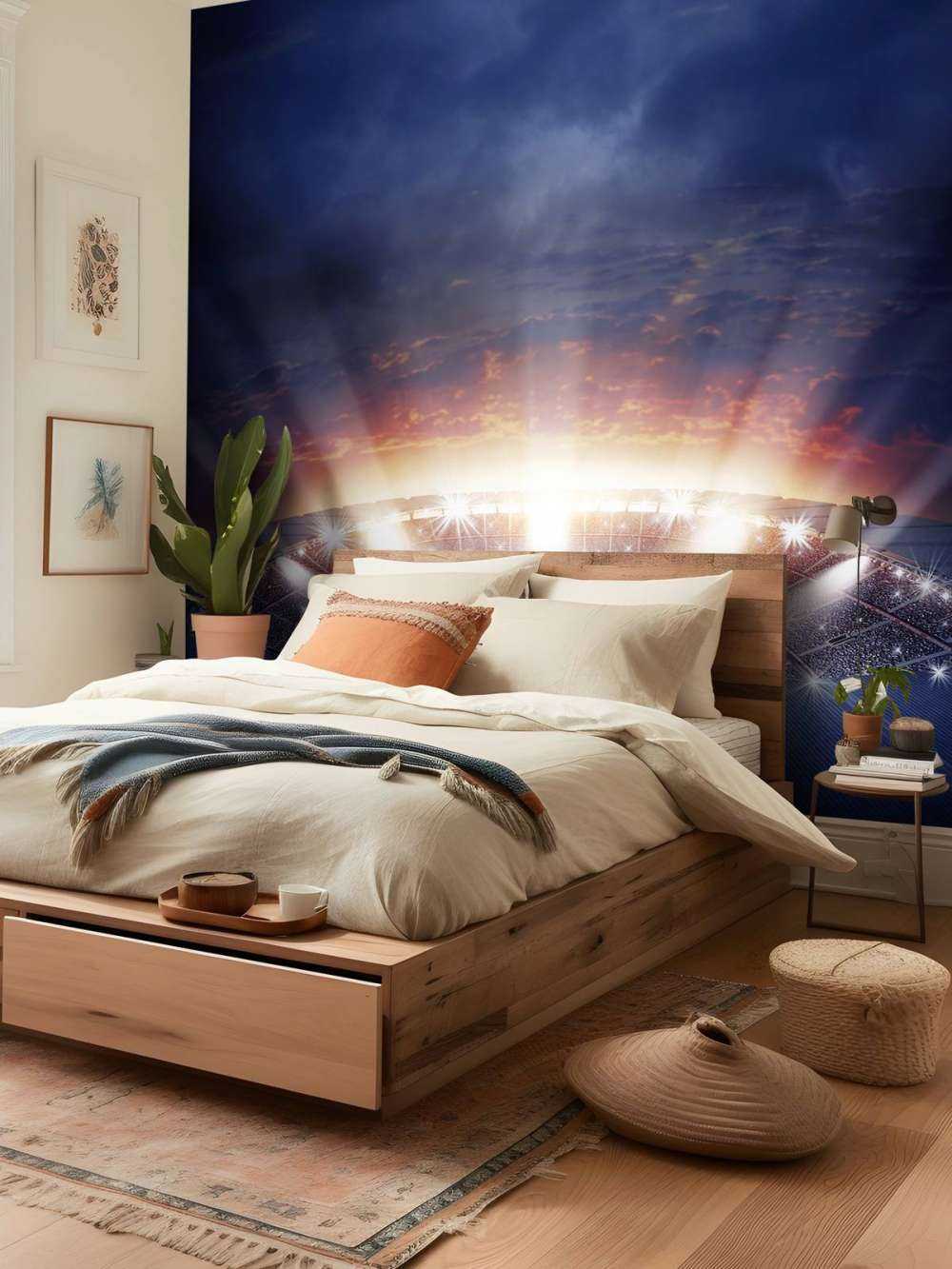 Le stade vu d'en haut