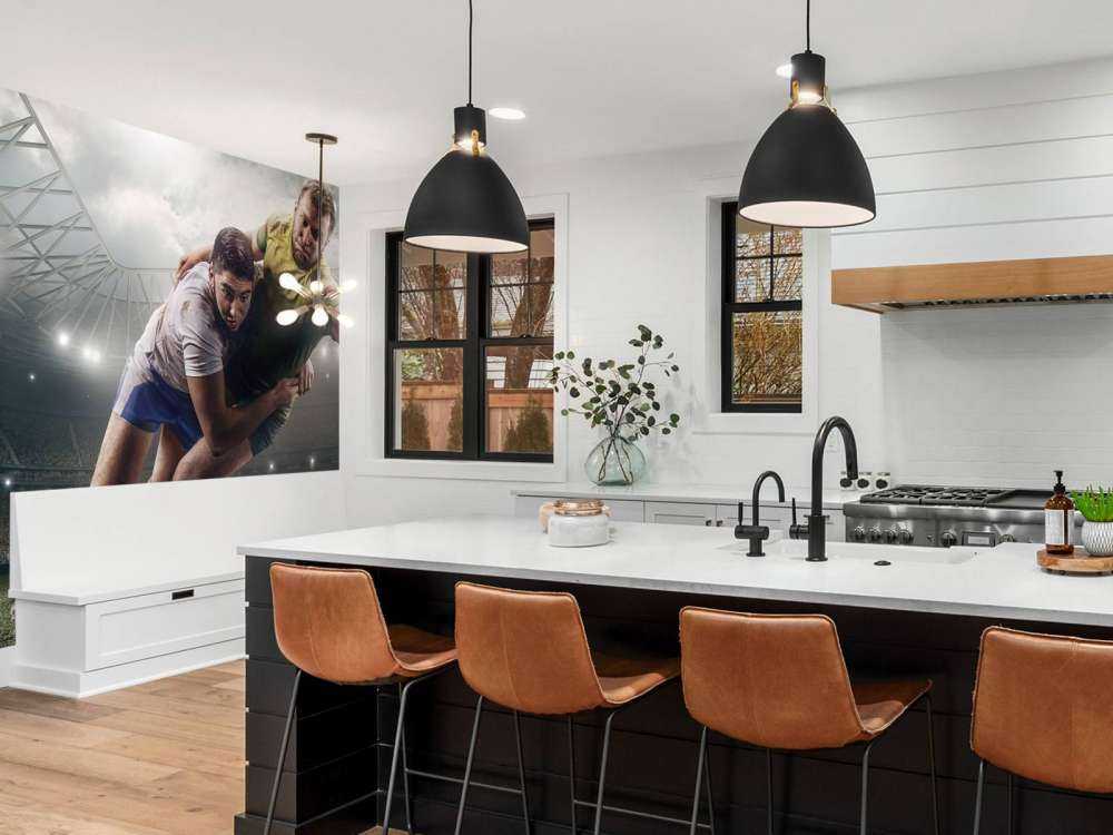 Les joueurs de rugby