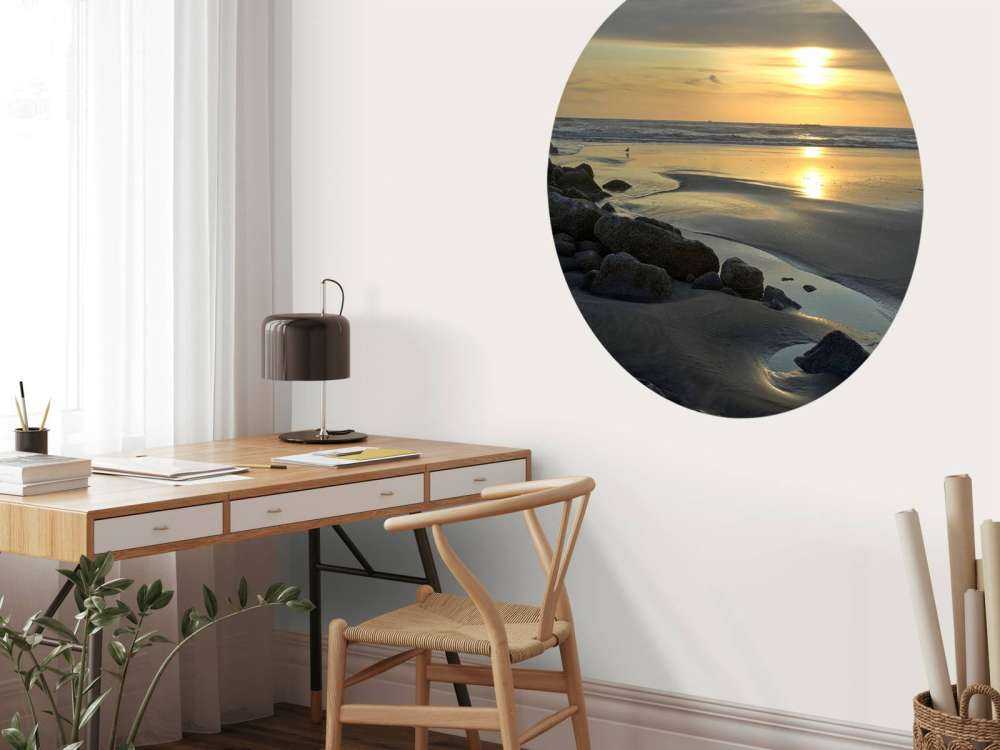 Coucher de soleil sur une plage