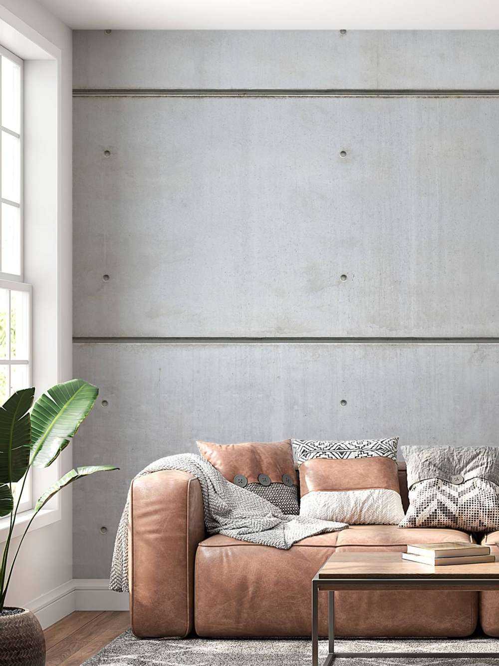 Mur horizontal en béton