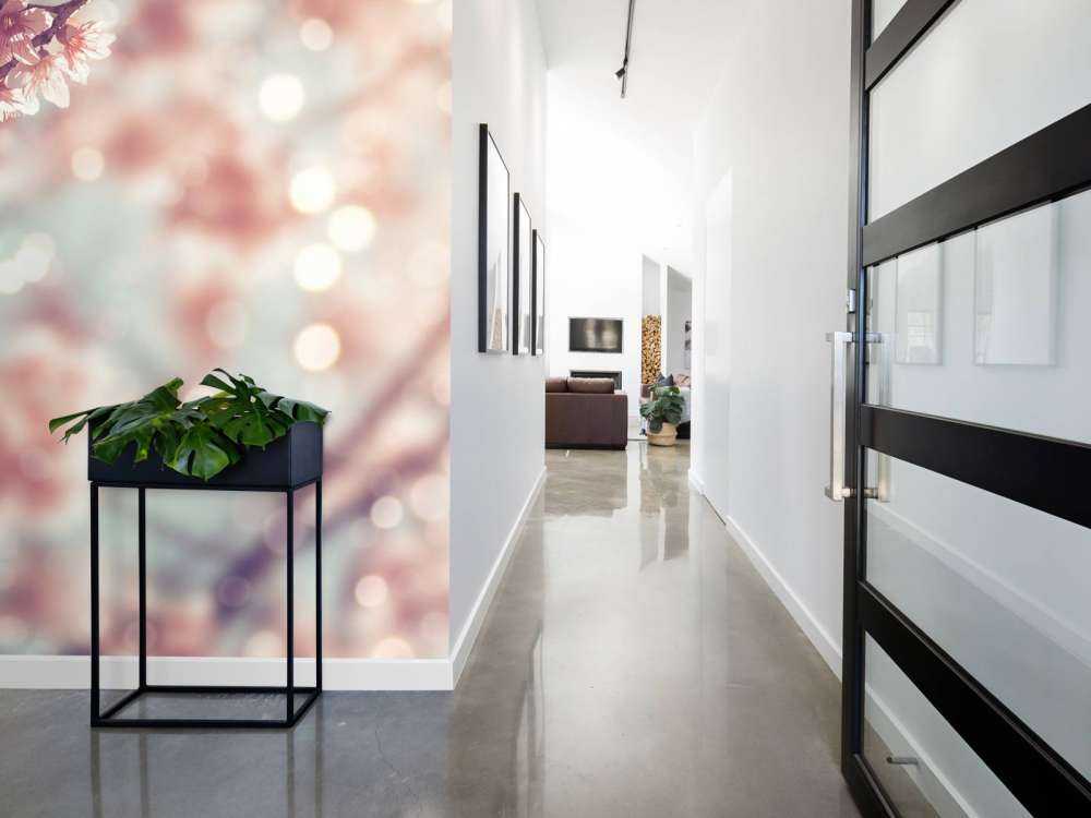 Gros plan sur la branche fleurie