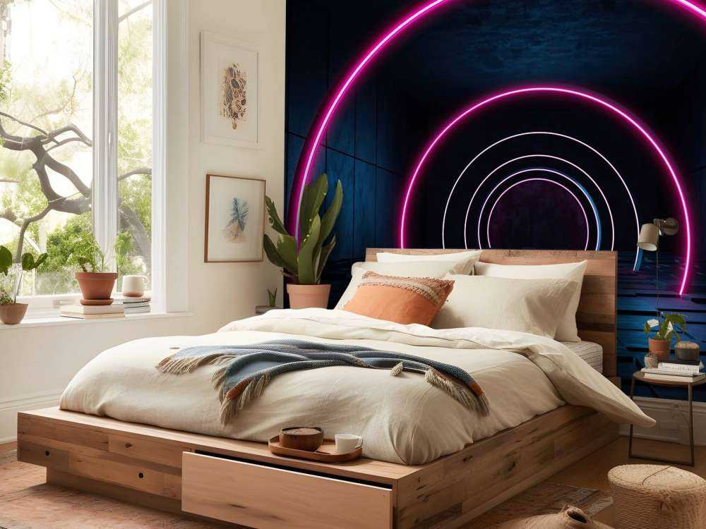 Couloir moderne et futuriste