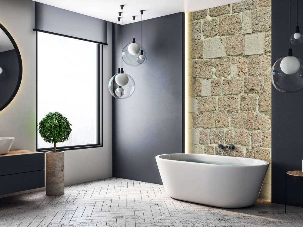 Mur avec de grosses briques