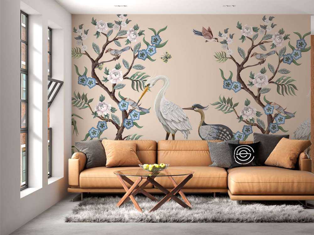 Des hérons colorés