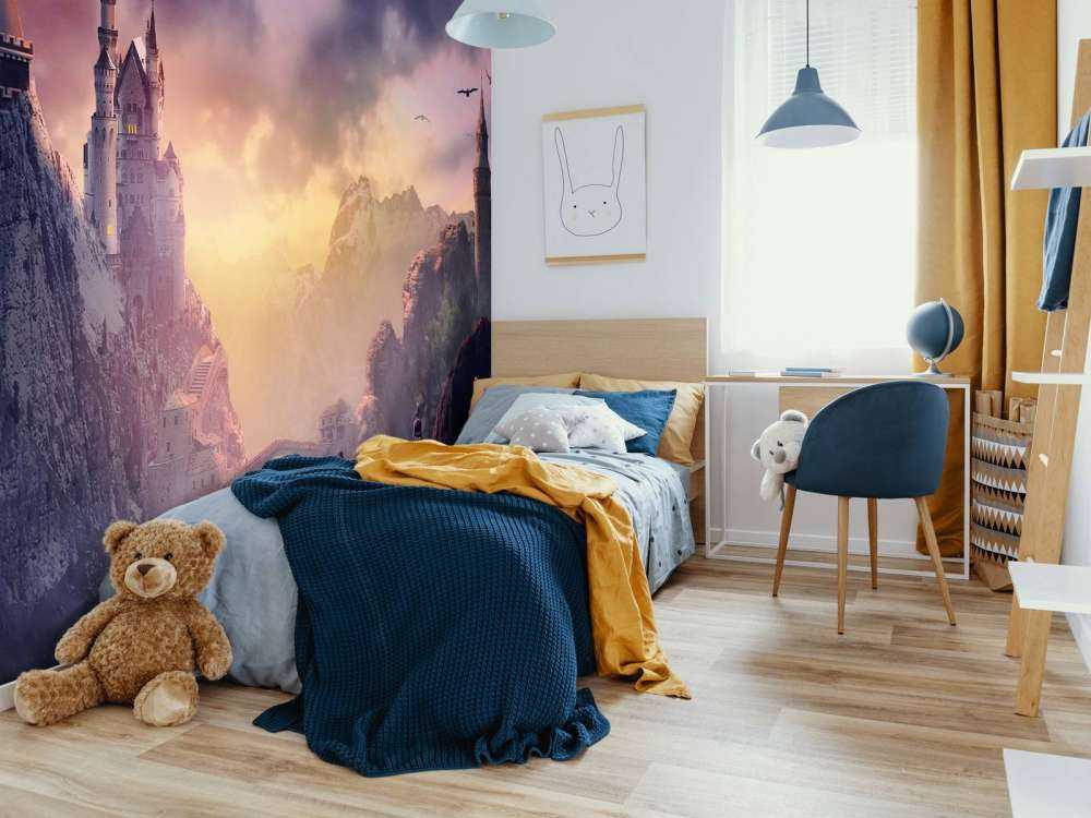 Château au coucher du soleil