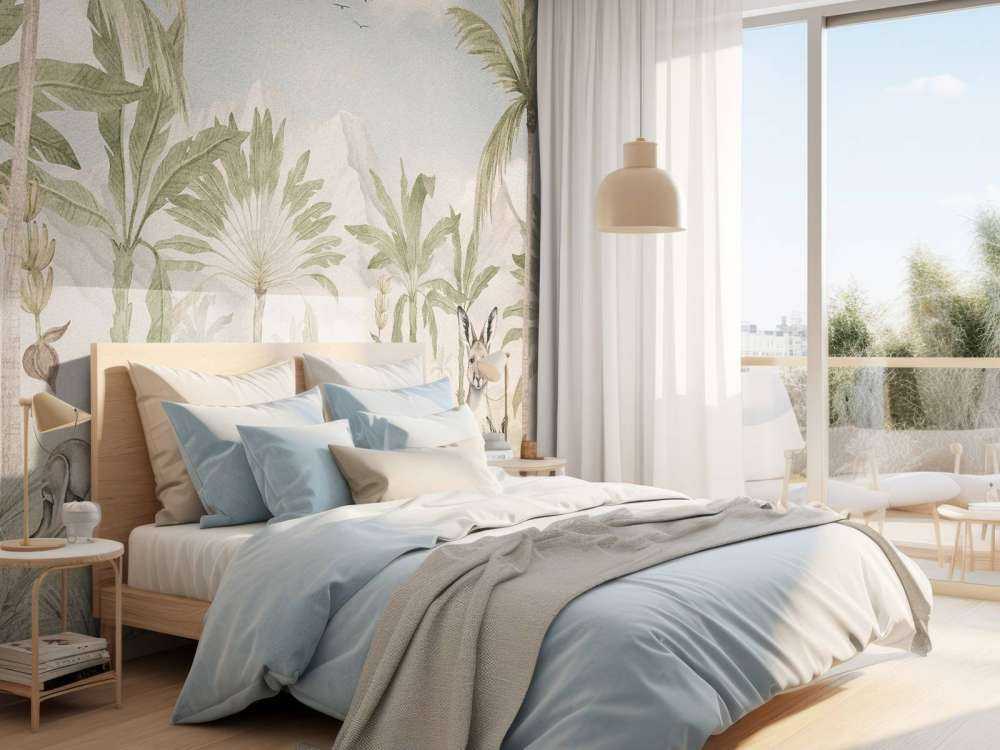 Paysage de kangourous