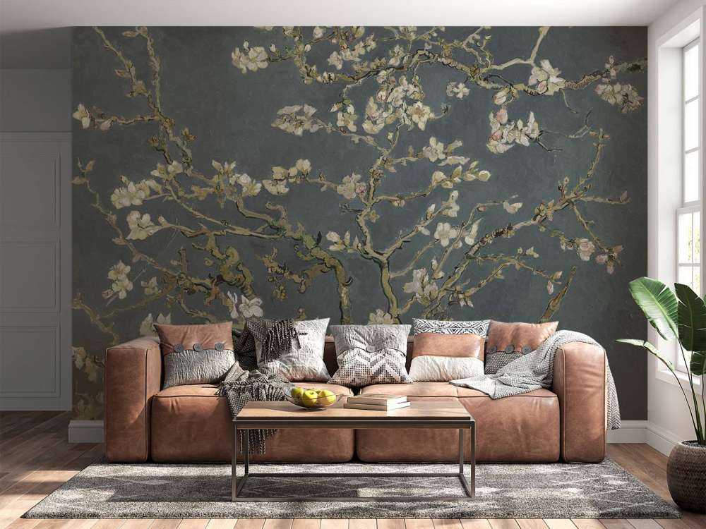 Fleur d'amandier en fleur