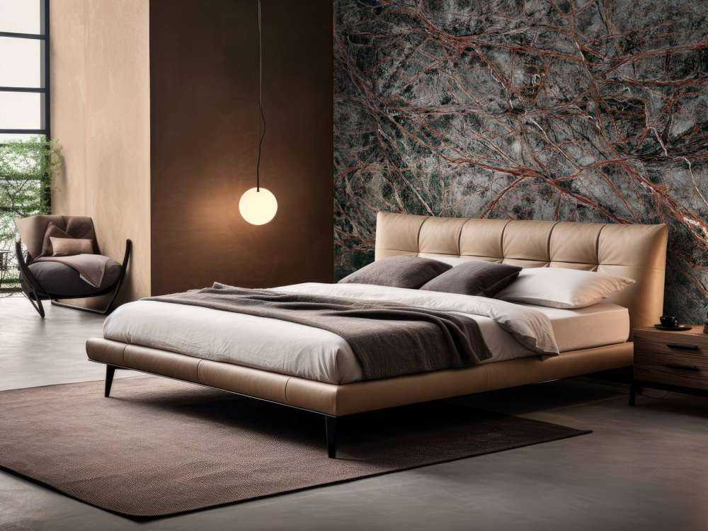 Marbre gris à structure fine