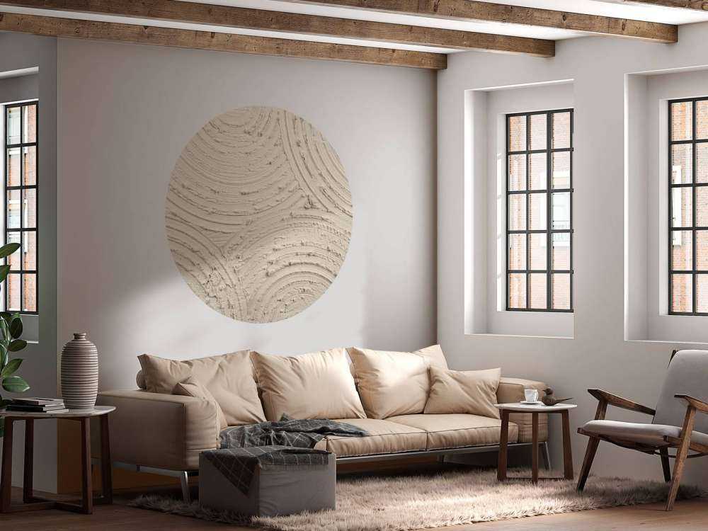 Cercles Zen avec structure en lin