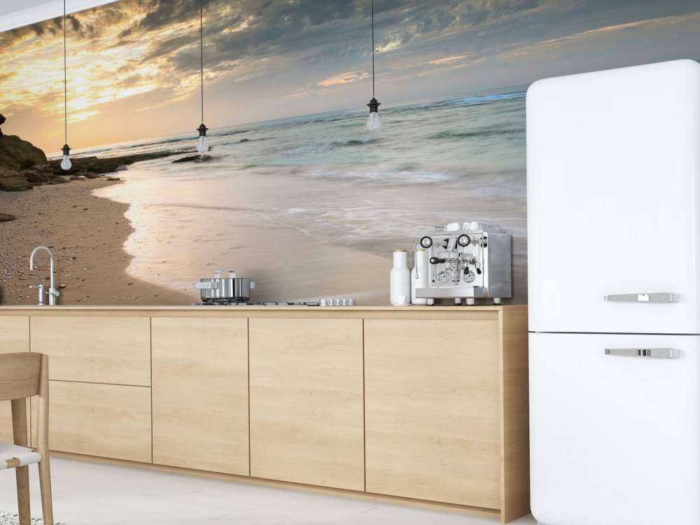 Coucher soleil sur la plage