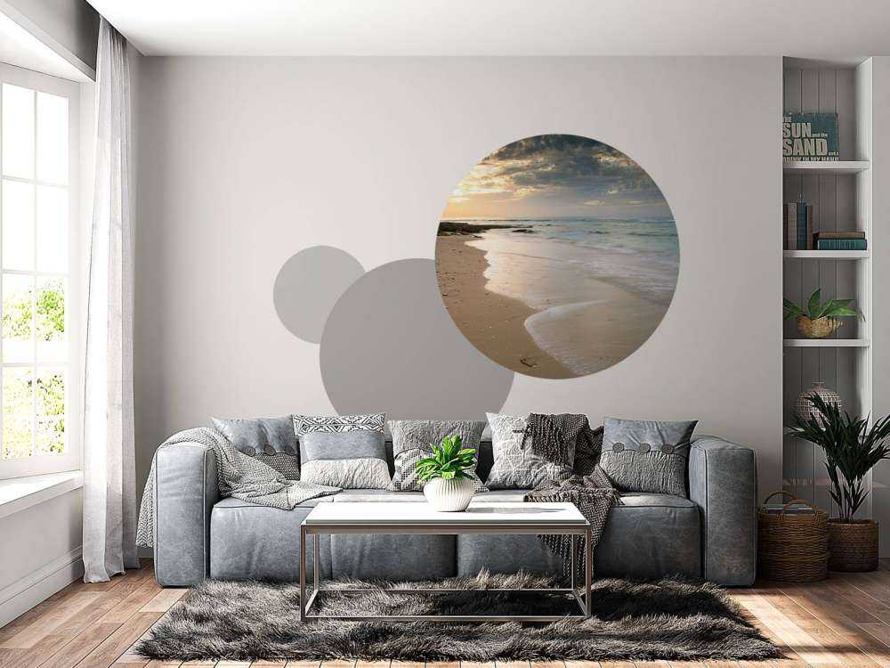 Coucher soleil sur la plage