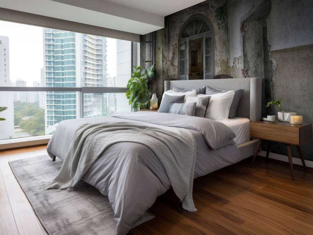 Couloir dans une maison abandonnée