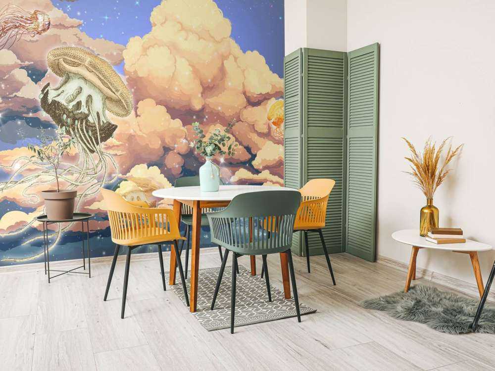 Des méduses dans les nuages