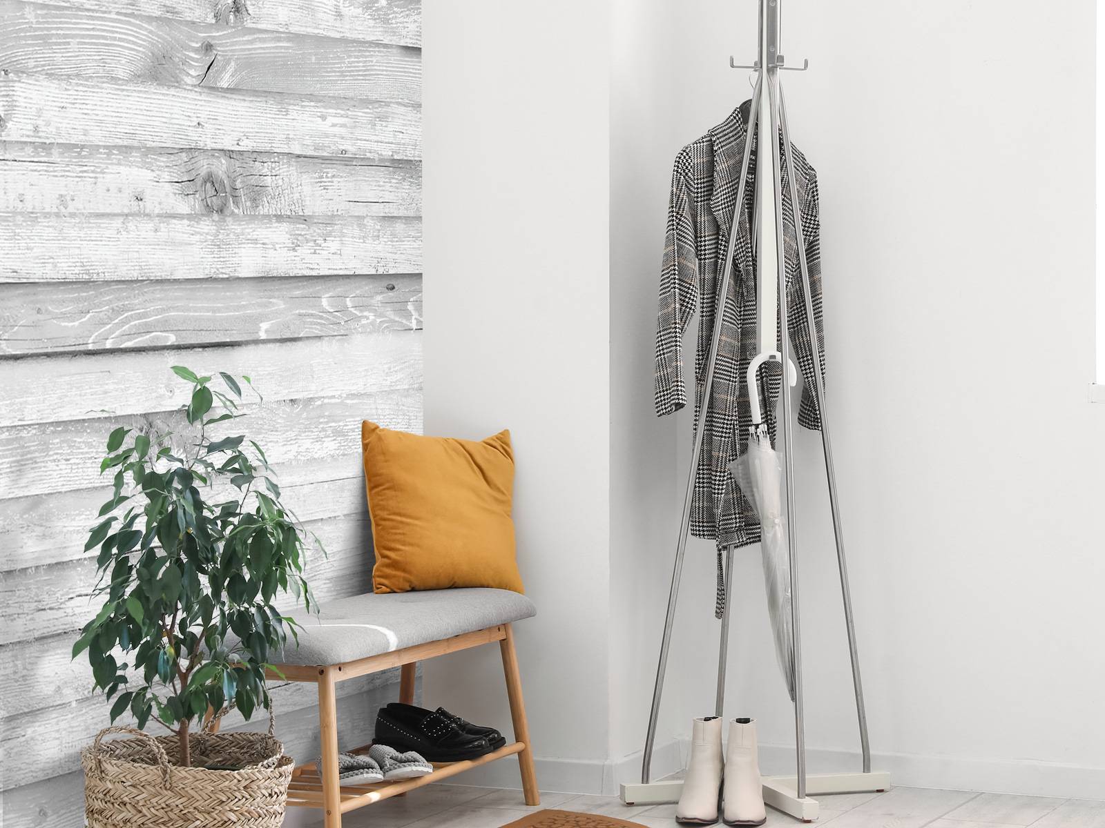 Lait de chaux bois horizontal