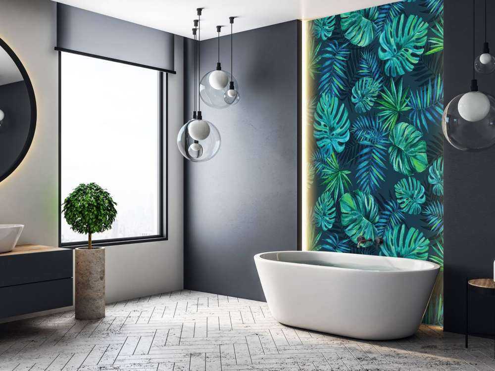 Plantes tropicales en aquarelle