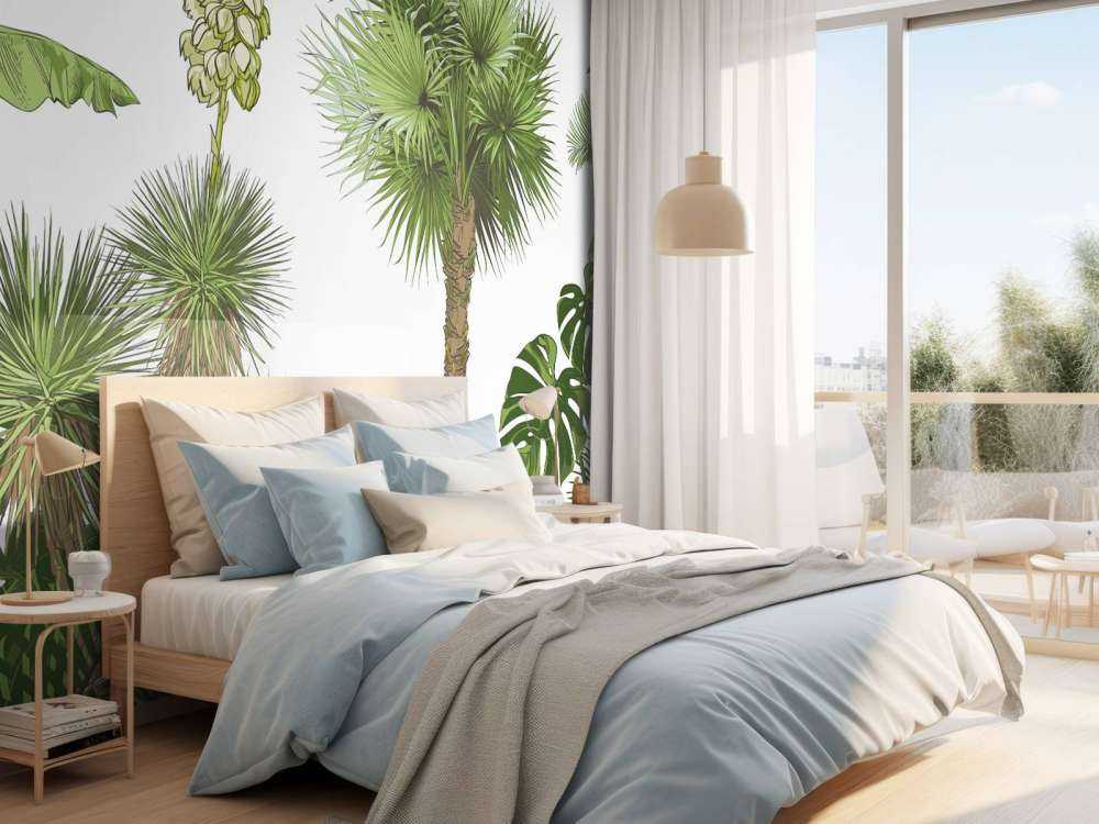 Plantes tropicales vertes