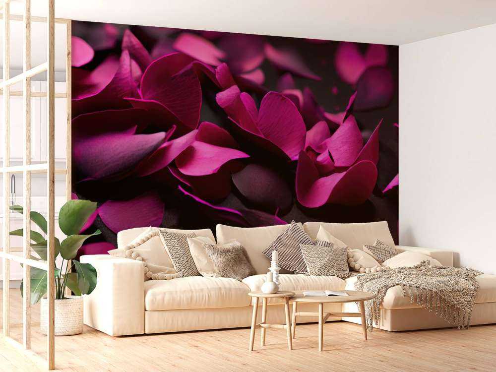 Hortensias rose foncé