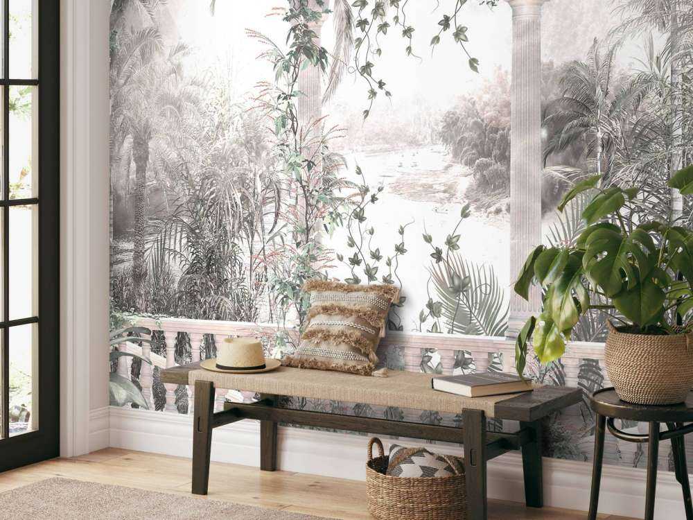 Arbres tropicaux et feuilles