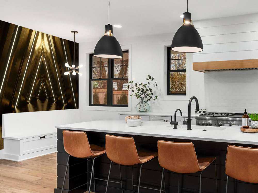 Tunnel doré et sombre