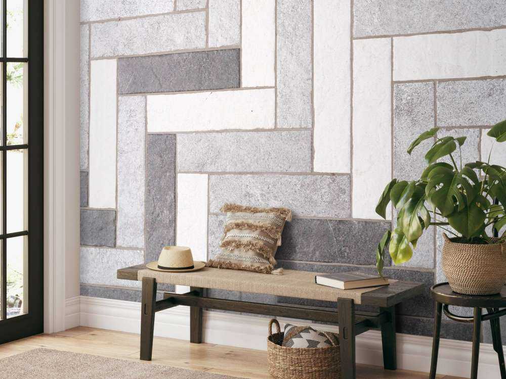 Mosaïque en gros plan