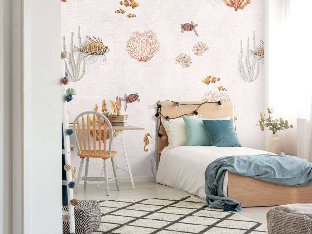 Coral Garden - White - 120