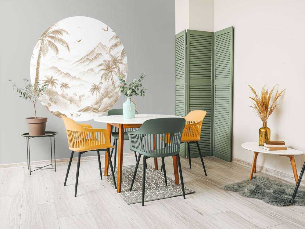 Baie Paisible aux Palmiers, taupe