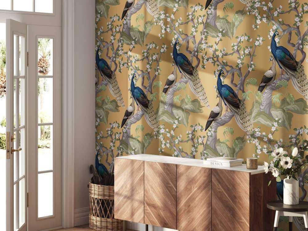 Chuchotements de Paon dans l'Oasis