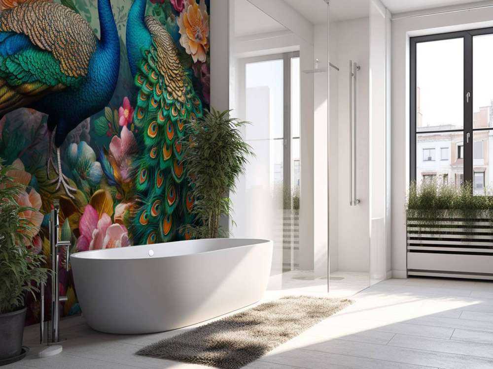 Bal Floral avec Paons