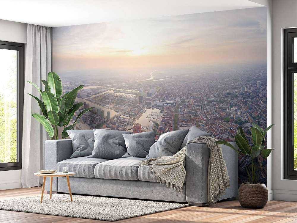 Photo aérienne Escaut Anvers